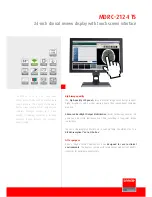 Preview for 1 page of Barco MDRC­-2124 TS Specifications