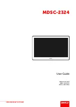 Preview for 1 page of Barco MDSC-2324 DDI User Manual