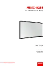 Preview for 1 page of Barco MDSC-8255 12G User Manual