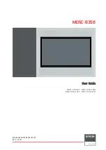 Preview for 1 page of Barco MDSC-8358 RL User Manual