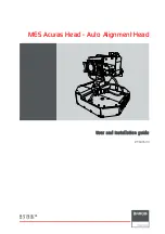 Barco MES ACURAS HEAD User And Installation Manual preview