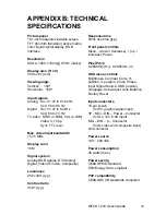 Preview for 17 page of Barco MFCD 1218 User Manual