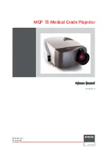 Preview for 1 page of Barco MGP 15 Owner'S Manual