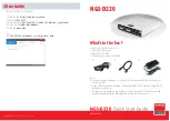 Предварительный просмотр 1 страницы Barco NGS-D220 Quick Start Manual