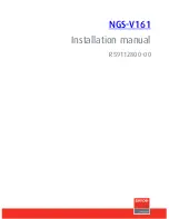 Barco NGS-V161 Installation Manual preview