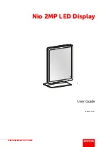 Предварительный просмотр 1 страницы Barco Nio 2MP LED User Manual