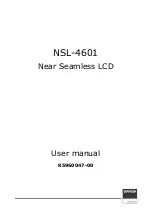 Barco NSL-4601 User Manual preview