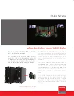 Preview for 1 page of Barco OLite 510 Supplementary Manual