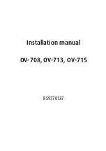 Preview for 1 page of Barco OV-708 Installation Manual