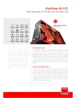 Preview for 1 page of Barco OverView OL­521 Features