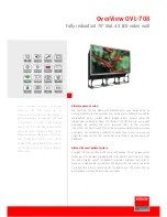 Preview for 1 page of Barco OverView OVL­708 Brochure & Specs