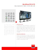 Preview for 1 page of Barco OverView OVL­815 Features