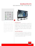 Preview for 1 page of Barco OVL-­815 Product Specifications