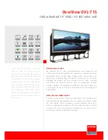 Предварительный просмотр 1 страницы Barco OVL­715 Features