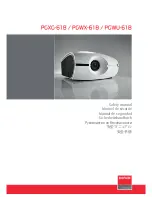 Barco PGWU-61B Safety Manual предпросмотр