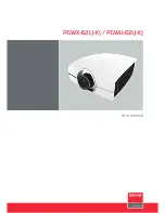 Barco PGWX-62L(-K) User Manual предпросмотр