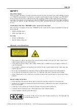 Preview for 3 page of Barco PGWX-62L Safety Manual