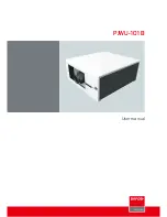 Предварительный просмотр 1 страницы Barco PJWU-101B User Manual