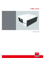 Barco PJWU-101B User Manual preview