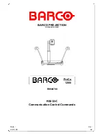 Barco PreCa 1280i Manual предпросмотр