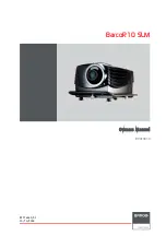Preview for 1 page of Barco R10 SLM Owner'S Manual
