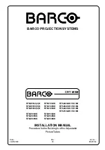 Preview for 1 page of Barco R7628162K Installation Manual