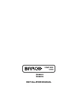 Предварительный просмотр 1 страницы Barco R9000893 Installation Manual