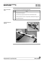 Preview for 2 page of Barco R9000901 Replacement Manual