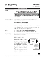 Preview for 5 page of Barco R9001440 Adjustment Manual