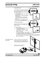 Предварительный просмотр 6 страницы Barco R9001440 Adjustment Manual