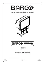 Preview for 1 page of Barco R9002041 Installation Manual