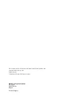 Предварительный просмотр 2 страницы Barco R9002110 Owner'S Manual