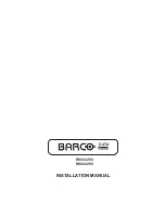 Preview for 1 page of Barco R9002250 Installation Manual