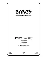 Предварительный просмотр 1 страницы Barco R9002321 Owner'S Manual