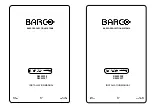 Предварительный просмотр 1 страницы Barco R9002327 Installation Manual