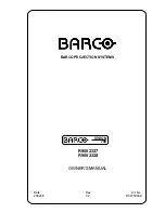 Barco R9002327 Owner'S Manual preview