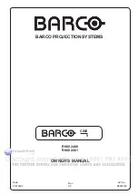 Preview for 2 page of Barco R9002400 Owner'S Manual