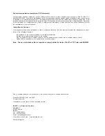 Предварительный просмотр 2 страницы Barco R9002411 Owner'S Manual