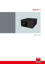 Предварительный просмотр 1 страницы Barco R9006330 User Manual