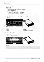 Preview for 34 page of Barco R9010100 Owner'S Manual