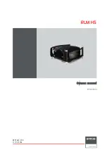 Предварительный просмотр 1 страницы Barco R9010300 Owner'S Manual