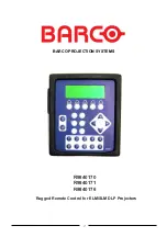 Preview for 1 page of Barco R9840170 Manual