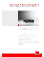 Preview for 1 page of Barco R9848900 Information