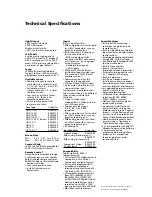 Preview for 3 page of Barco REALITY 9300 Technical Specifications