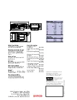 Preview for 4 page of Barco REALITY 9300 Technical Specifications