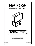 Предварительный просмотр 1 страницы Barco RETRO DATA 2100LC Installation Manual