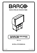 Preview for 1 page of Barco RETRO GRAPHICS 2100 Installation Manual