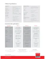 Preview for 4 page of Barco RFD-251 Specifications