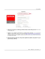 Preview for 21 page of Barco RHDM-1701 User Manual