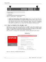 Предварительный просмотр 16 страницы Barco RHDM-2301 User Manual